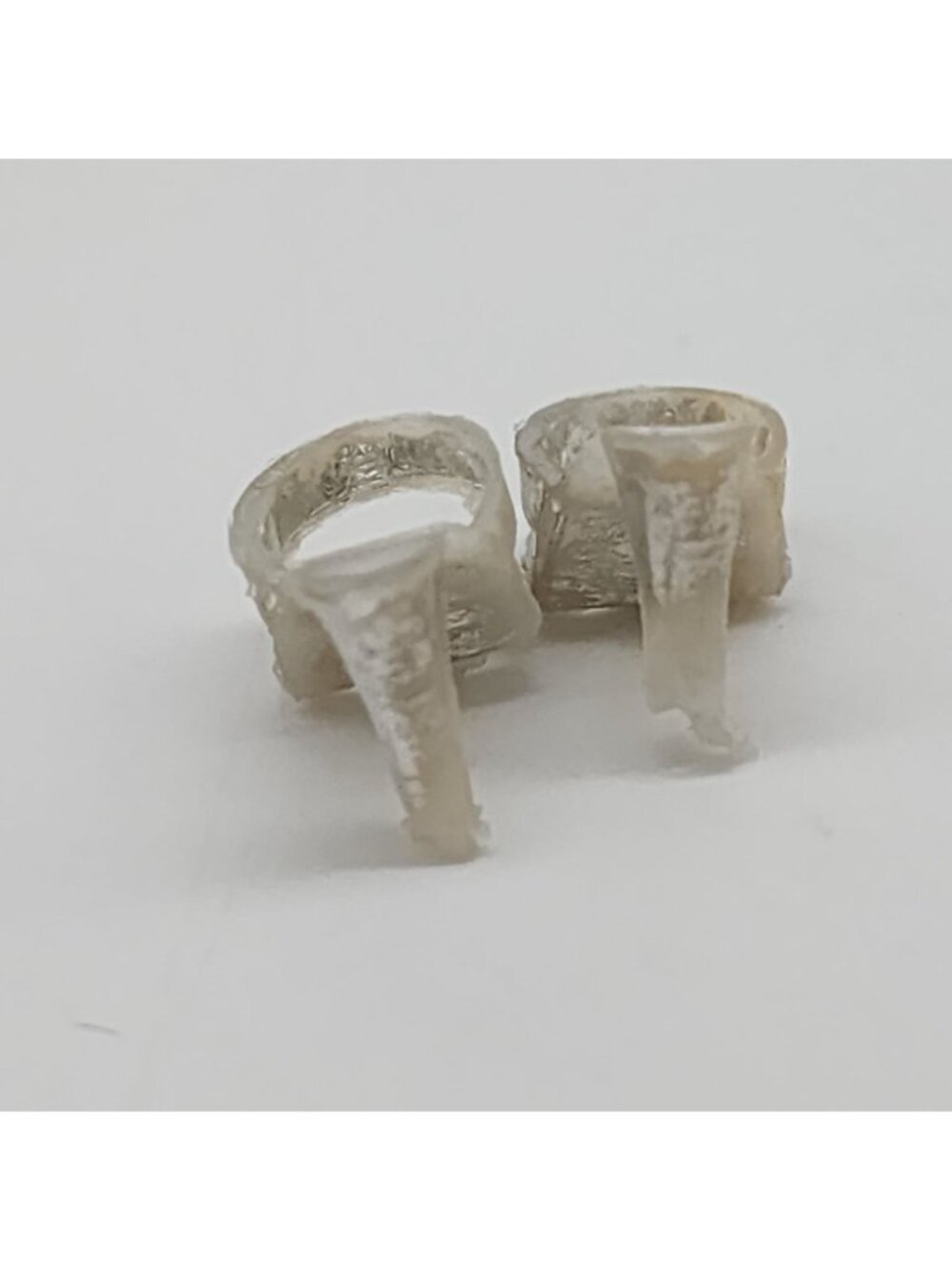 Vintage Barbie Open-Toe Silver Mule Evening Heel Shoe 1960s - Picture 6 of 6